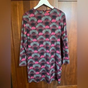 Tracy Negoshian Print Shift Dress